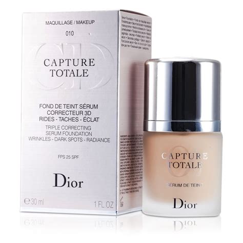 christian dior capture totale triple correcting serum foundation spf25|dior capture total reviews.